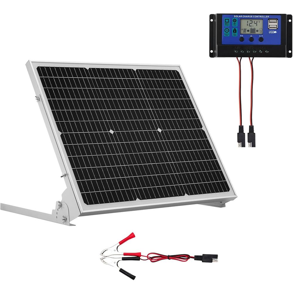 50W 12V Solar Battery Trickle  - Solar Panel 评论和价格