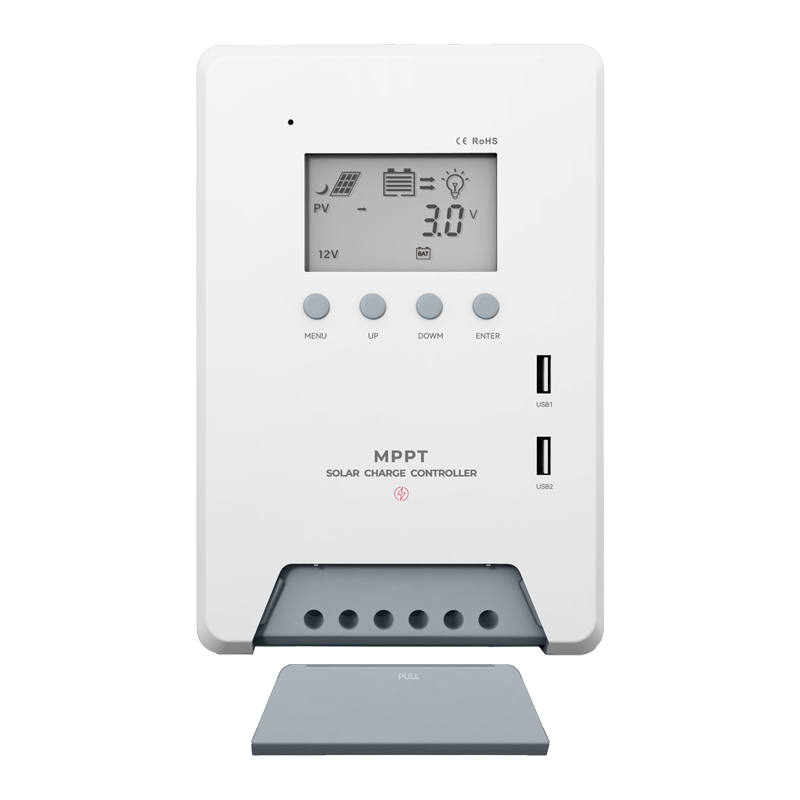 30A 60A MPPT LCD Solar Battery - Charge Controller Solar 评论和价格