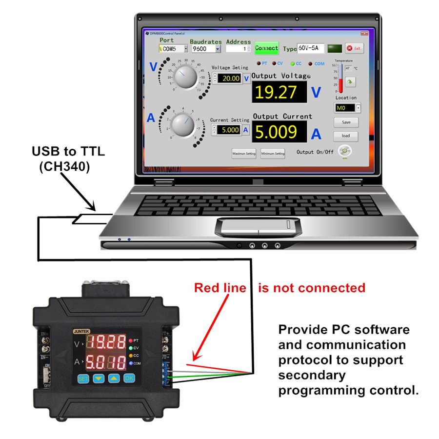 DPM8650 485RF DPM8650 60V 50A  - Charge Controller Solar 评论和价格