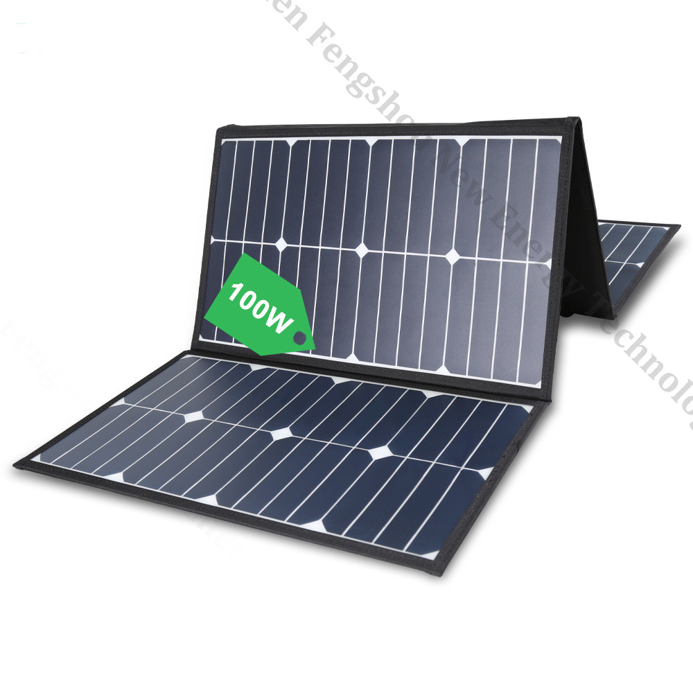 Portable 100 Watt Folding Sola - Charge Controller Solar 评论和价格