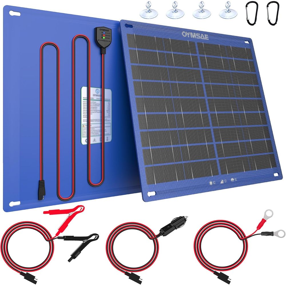 30W Solar Car Battery Charger  - Solar Panel 评论和价格