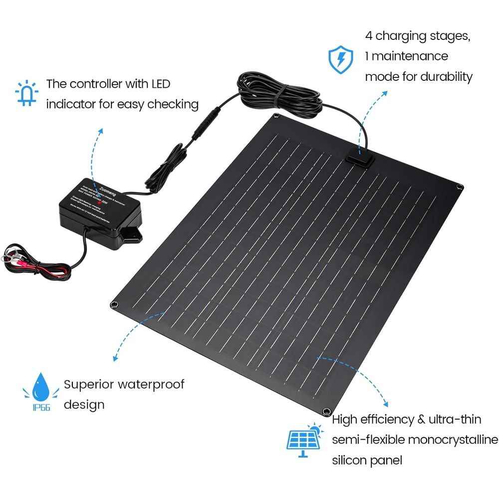 Solar Battery Charger Maintain - Solar Panel 评论和价格
