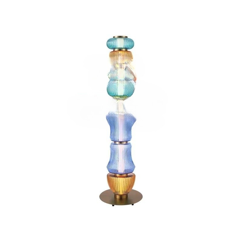 Modern Simple Gourd Glass Tabl - Solar Lamp 评论和价格