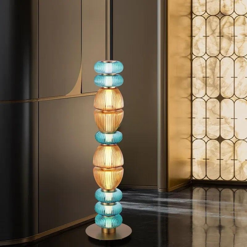 Modern Simple Gourd Glass Tabl - Solar Lamp 评论和价格