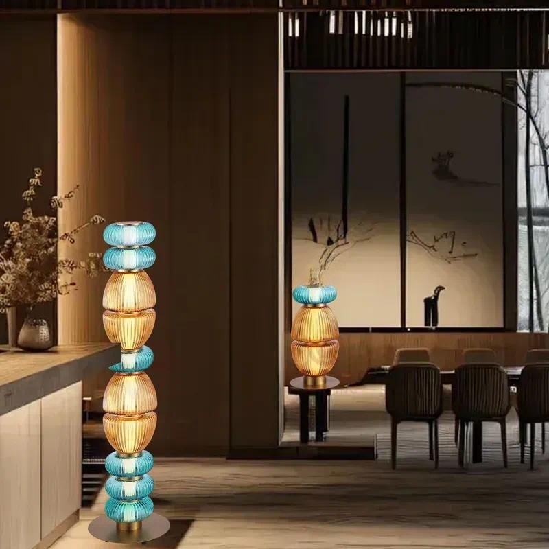 Modern Simple Gourd Glass Tabl - Solar Lamp 评论和价格