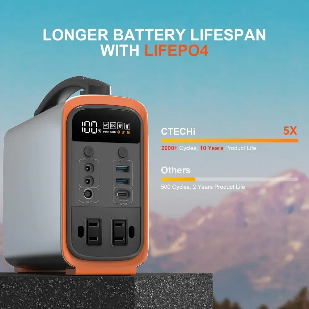 320Wh Lifepo4 Portable Power S - Solar Generator 评论和价格